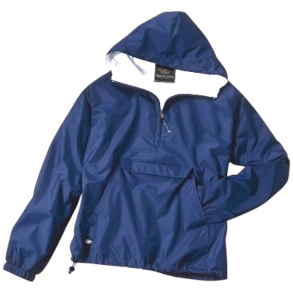 CHARLES RIVER-Jacket-SMALL-MEN/WOMEN- Wind/Rain-BLUE-Hooded--NWT- Unisex - Picture 3 of 16